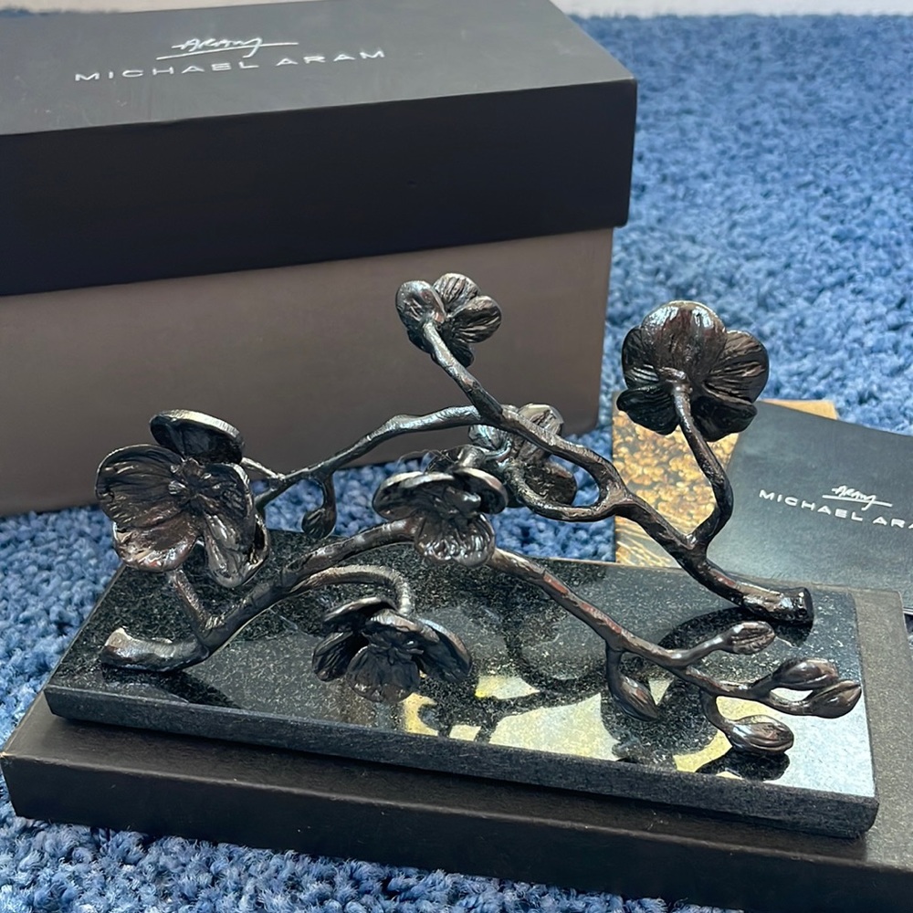 Michael Aram Black Orchid Napkin Holder